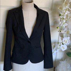 Express black classic blazer sz 2